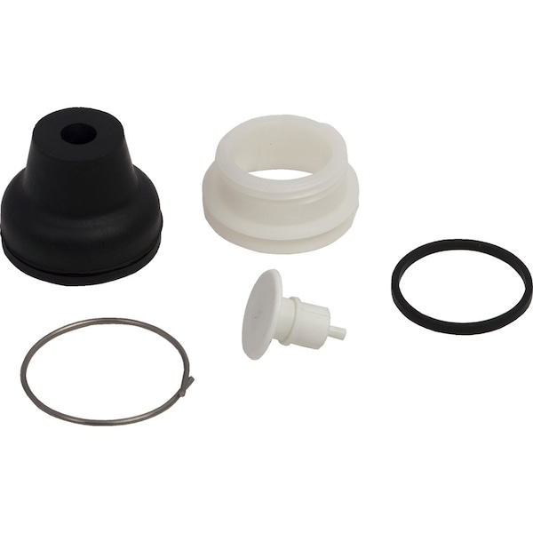Schneider Electric Cabeza para botón pulsador, Harmony XAC, plástico, blanco, con protector, recorrido de operación 16mm, 25...+ 70 grados C - XACB9211