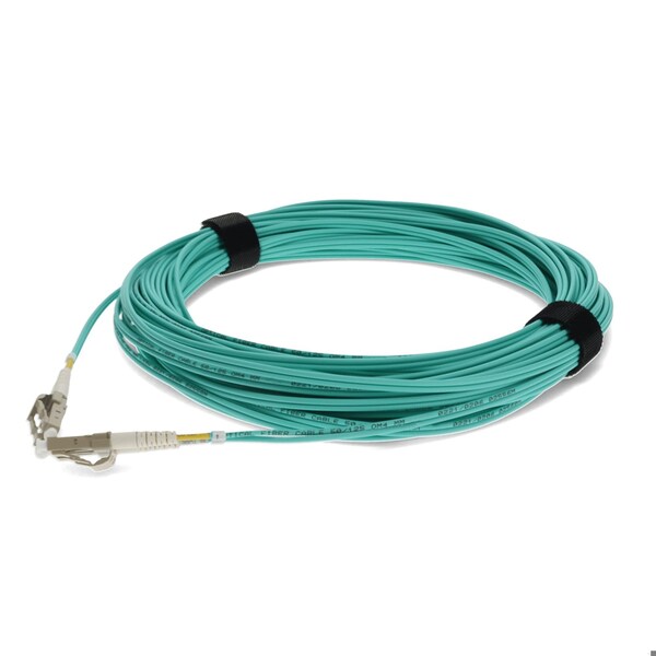 Add-On 22M LC MALE TO LC MALE OM4 STRAIGHT AQUA DUPLEX FIBER OFNR RISER-RATE - ADD-LC-LC-22M5OM4