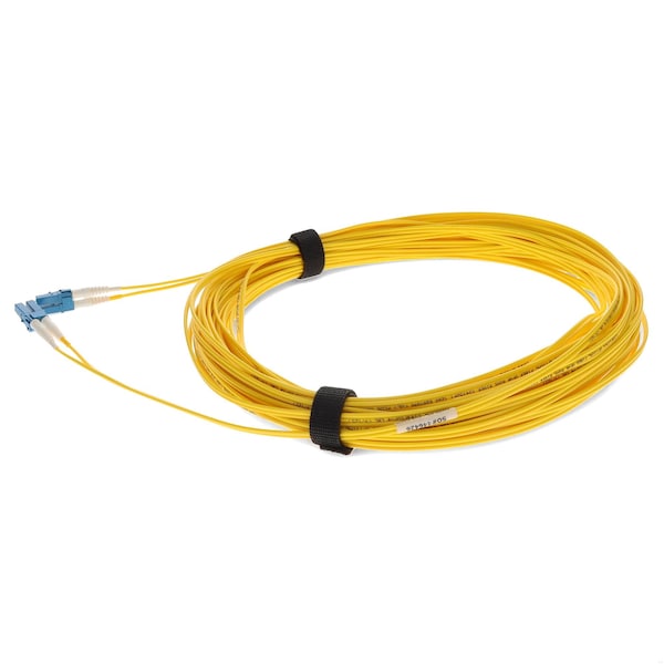 Add-On 13M LC MALE TO LC MALE OS2 STRAIGHT YELLOW DUPLEX FIBER OFNR RISER-RA - ADD-LC-LC-13M9SMF