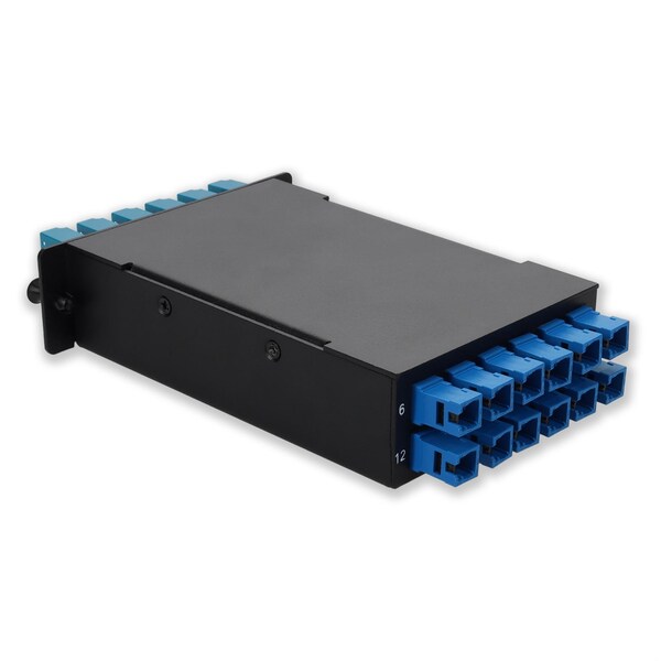 Add-On 4-BAY CASSETTE 24-FIBER 12 DUPLEX CS IN, 12 LC DUPLEX OUT, SINGLE-MODE DUP - ADD-4BAYC12CSD12LCDS2