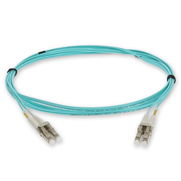 Add-On 12IN LC M/M OM3 AQUA FIBER PATCH CBL - ADD-LC-LC-0-3M5OM3