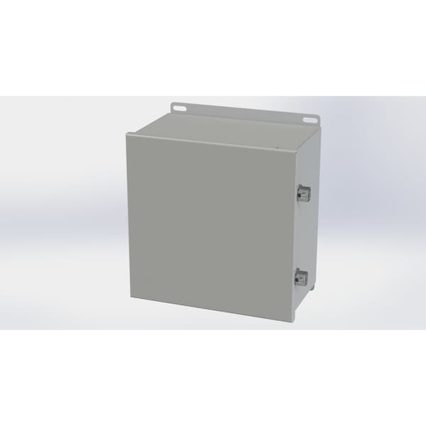 Saginaw Control & Engineering Carbon Steel Electrical Enclosures, 10.13 in H, 6 in D, 10 in W, NEMA 3R, 4, 12, 13, Hinged - SCE-10106CHNF