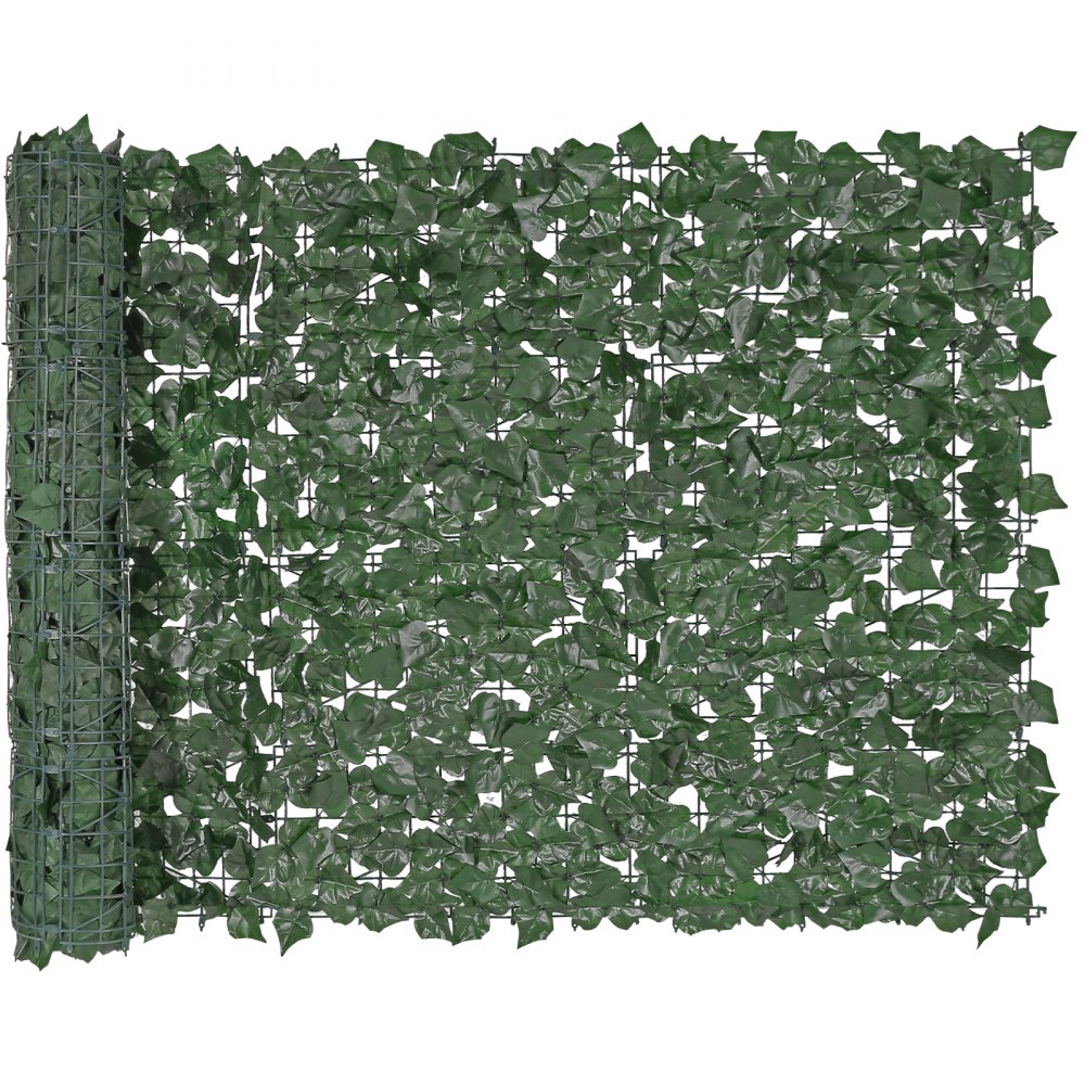 VEVOR Ivy Privacy Fence, 39 x 98 in Artificial Green Wall Screen, Greenery Ivy Fence with Strengthened Joint, Faux Hedges Vine Leaf Decoration for Outdoor Garden, Yard, Balcony, Patio Decor - WLSRZZWQ1J390U6BFV0