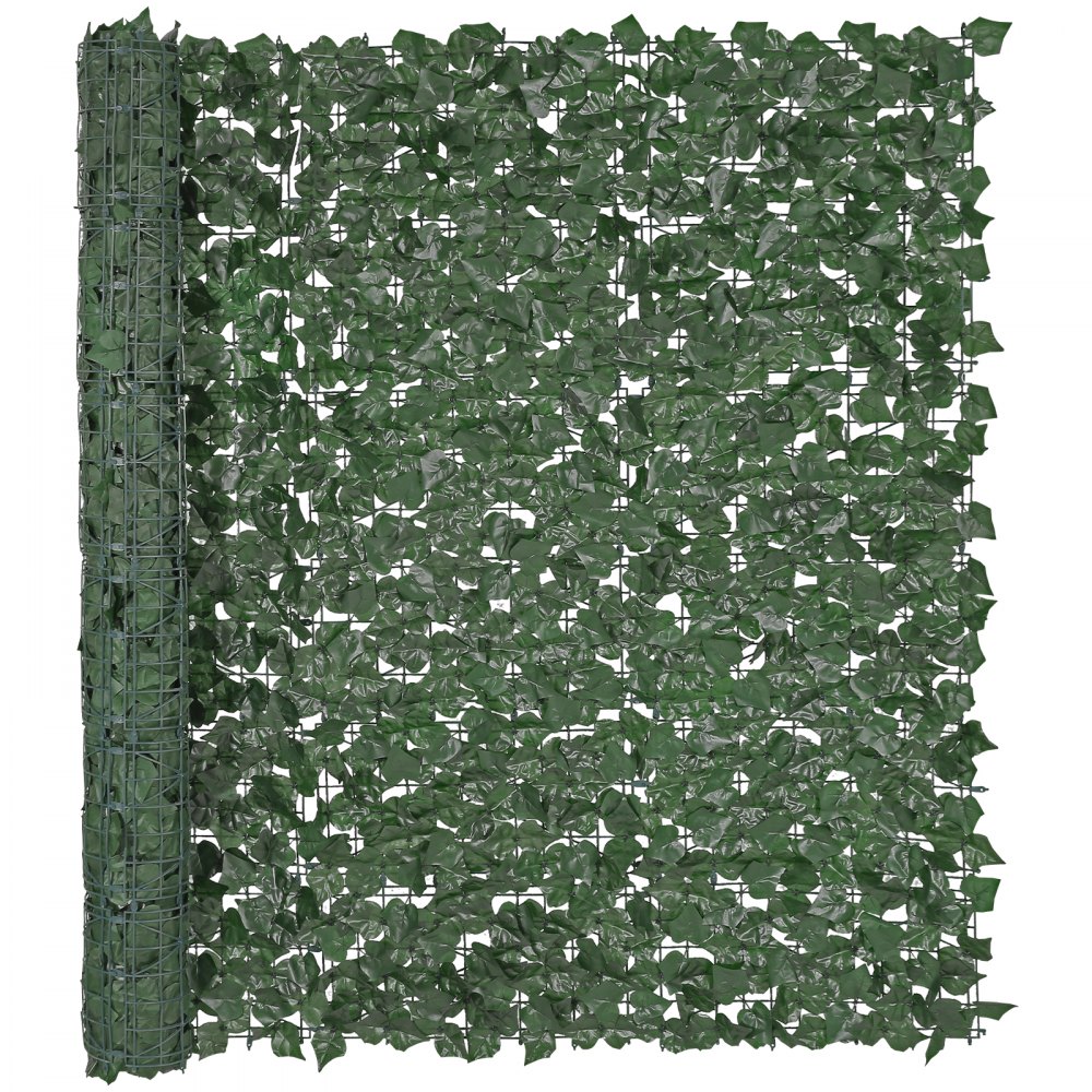 VEVOR Ivy Privacy Fence, 59 x 98 in Artificial Green Wall Screen, Greenery Ivy Fence with Strengthened Joint, Faux Hedges Vine Leaf Decoration for Outdoor Garden, Yard, Balcony, Patio Decor - WLSRZZWQ1J59OTT0SV0