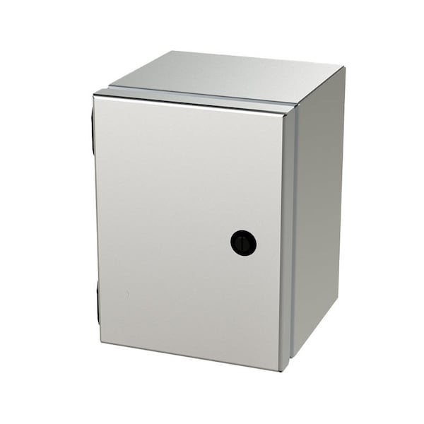 Saginaw Control & Engineering 316 Stainless Steel Electrical Enclosures, 8 in H, 6 in D, 6 in W, NEMA 3R, 4, 4X, 12, 13, Hinged - SCE-8066ELJSS6