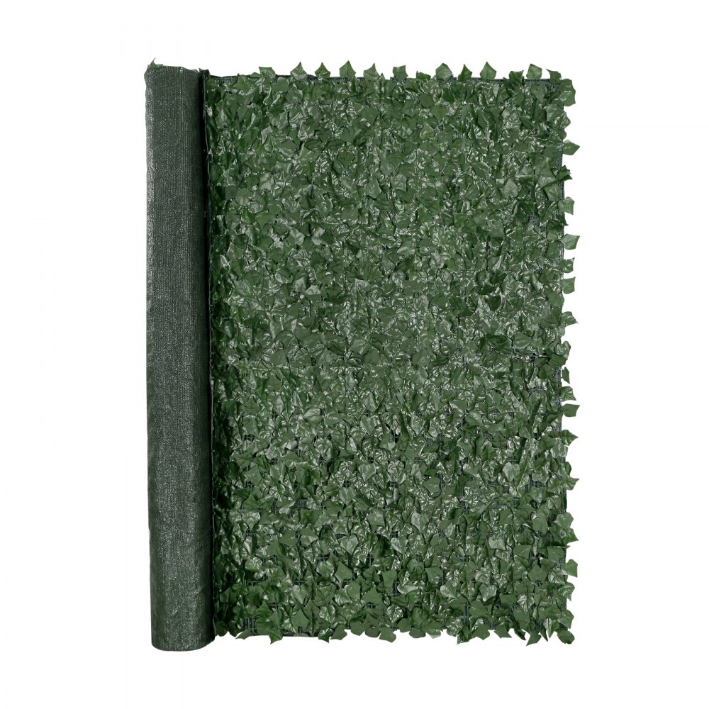 VEVOR Ivy Privacy Fence, 96 x 72 in Artificial Green Wall Screen, Greenery Ivy Fence with Mesh Cloth Backing and Strengthened Joint, Faux Hedges Vine Leaf Decoration for Outdoor Garden, Yard, Balcony - WLSRZZWQ1J965BH6XV0