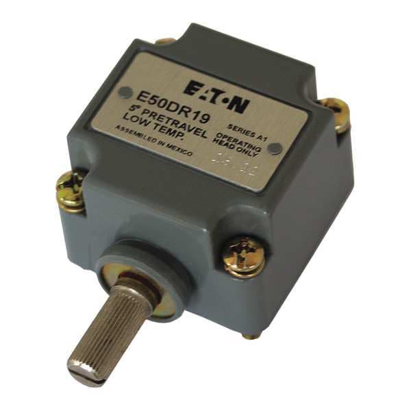 Eaton Cutler-Hammer Lmt Swtch Hd, Rtry Lvr, Sd, .63 pulgadas, 3 in.-lb - E50DR19

Interruptor de límite Eaton Cutler-Hammer, palanca giratoria, lado, .63 pulgadas, 3 in-lb - E50DR19