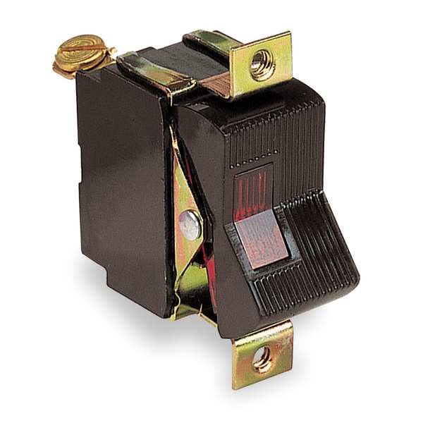 Interruptor basculante iluminado de Carling Technologies, SPST, 3 conexiones - LTILA54-1LBL-RC-A/125N