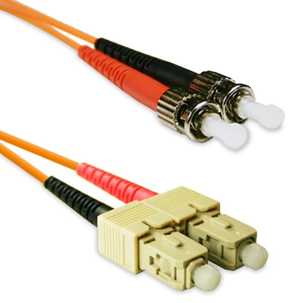 Cable de fibra óptica Enet 1M (3.28 pies) SC-ST OM1 62.5/125 - SCST-1M-ENC