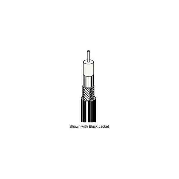 Tecnología de conectividad convergente Convergent RG6/U 18AWG Cable Coaxial CATV de Acero Revestido de Cobre 100% Blindaje de Foil 500 pies BX Blanco - 5203WH5B