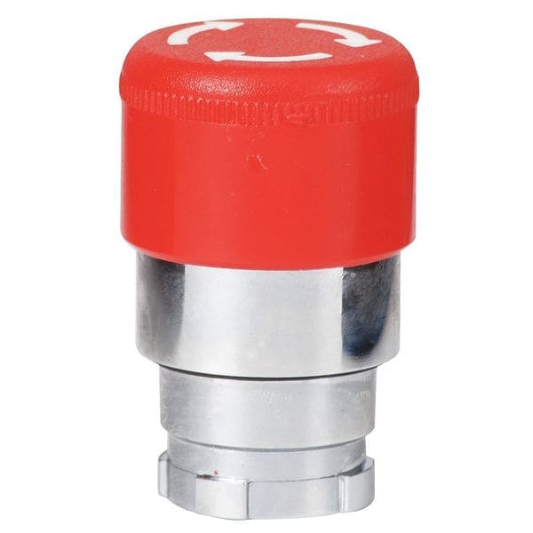 Operador de botón pulsador Dayton, 22 mm, Rojo - 30G118