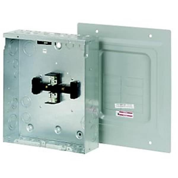 Eaton Cutler-Hammer Load Center, 4 Spaces, 125A, 120/240V AC - 6801088