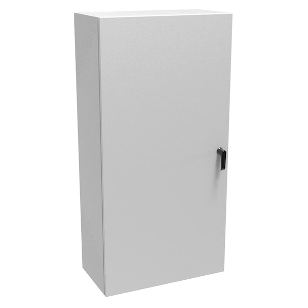 Hammond Steel Electrical Enclosures, 48 in H, 12 in D, 24 in W, NEMA 4, Hinged - EN4SD482412LG