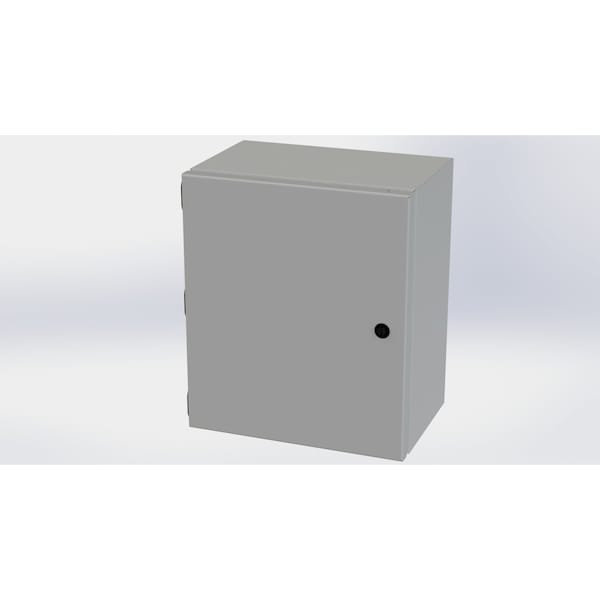 Saginaw Control & Engineering Carbon Steel Electrical Enclosures, 14 in H, 8 in D, 12 in W, NEMA 3R, 4, 12, 13, Hinged - SCE-14128ELJ