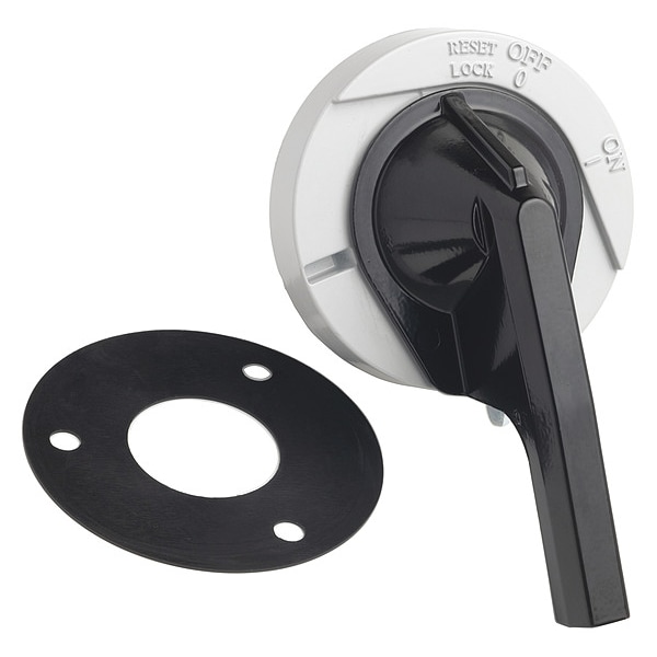 Accesorio de interruptor de circuito Square D, conjunto de mango, rotativo, de 8 pulgadas, NEMA 1/3R/12, para interruptores de circuito heredados, pintado de negro - 9421LH8
