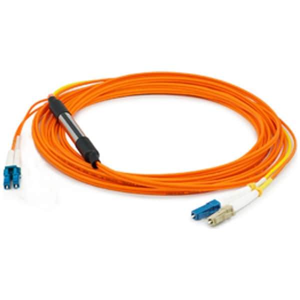Add-On This Is A 2M Lc (Male) To Lc (Male) Orange Duplex Riser-Rated Fiber - ADD-MODE-LCLC6-2
