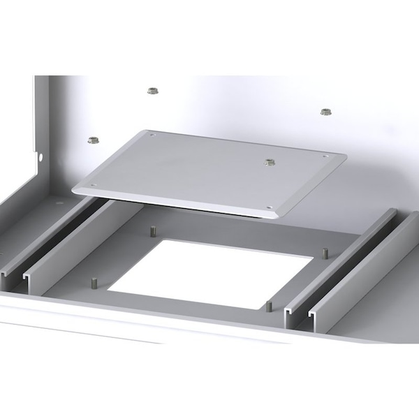 Saginaw Control & Engineering Gland Plate, 10 in. H x 19 in. W x 1/2 in. L - SCE-GP16