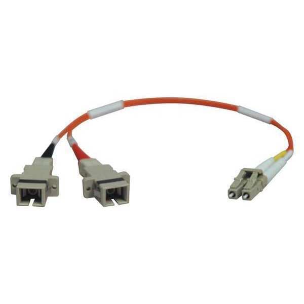 Tripp Lite Fiber Adapter, MMF, 62.5, LC-SC, 0.3m - N458-001-62