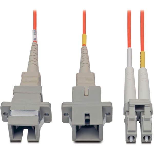 Tripp Lite Fiber Adapter, MMF, 62.5, LC-SC, 0.3m - N458-001-62