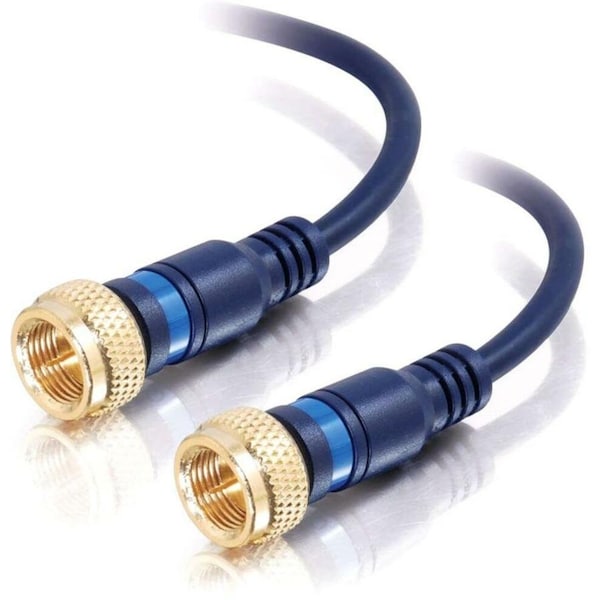 C2G 25Ft Velocityandtrade; Mini-Coax F-Type Cable - 27229