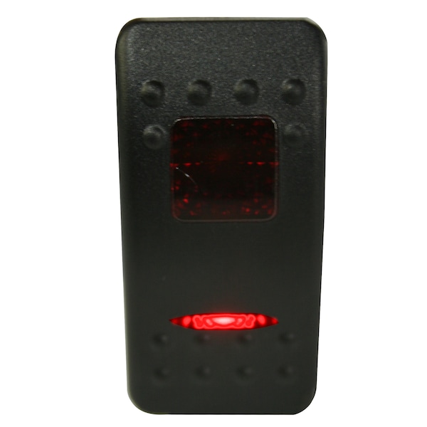 Interruptor de balancín Bulldog Winch - ENCENDIDO/APAGADO de 5 pines en rojo - 20256