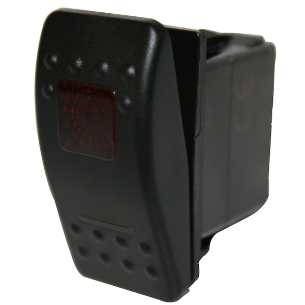 Interruptor de balancín Bulldog Winch - ENCENDIDO/APAGADO de 5 pines en rojo - 20256