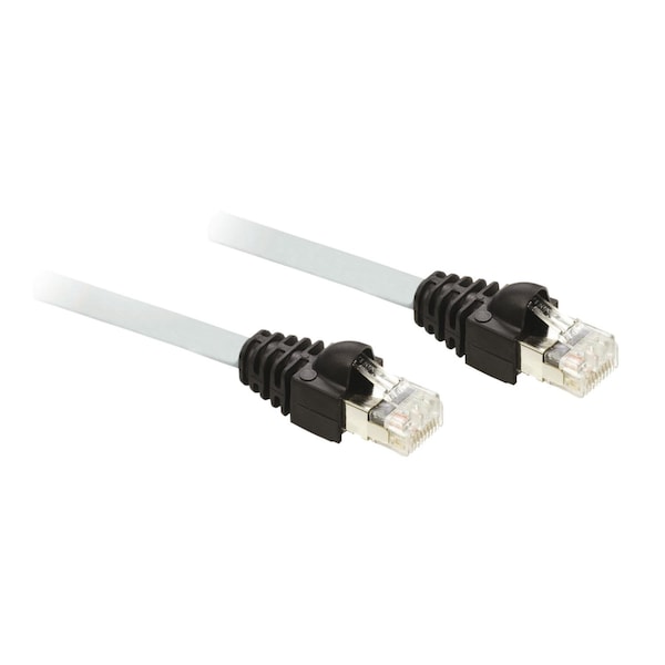 Cable Schneider Electric para enlace serial Modbus, Zelio logic, 2 x RJ45, cable de 3m - VW3A8306R30