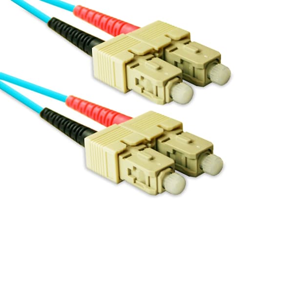 Enet Enet 7M Sc/Sc Duplex Multimode 50/125 10Gb Om3 Or Better Aqua Fiber - SC2-10G-7M-ENC