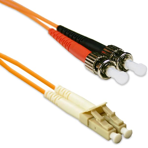 Enet Enet 7M St/Lc Duplex Multimode 50/125 Om2 Or Better Orange Fiber - STLC-50-7M-ENC