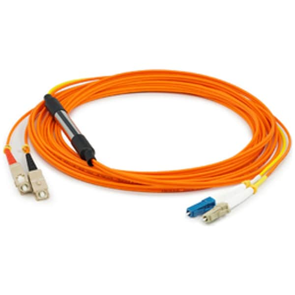 Add-On This Is A 2M Lc (Male) To Sc (Male) Orange Duplex Riser-Rated Fiber - ADD-MODE-LCSC6-2
