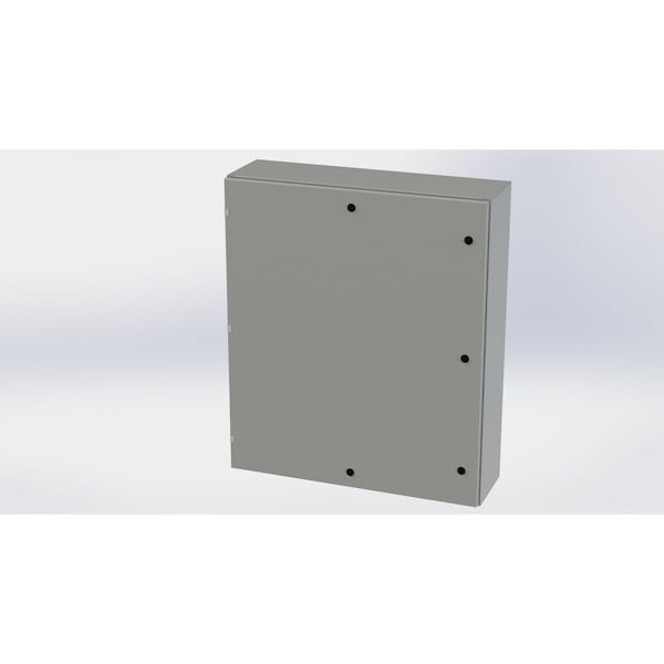 Saginaw Control & Engineering Carbon Steel Electrical Enclosures, 42 in H, 10 in D, 36 in W, NEMA 3R, 4, 12, 13, Hinged - SCE-42EL3610LP