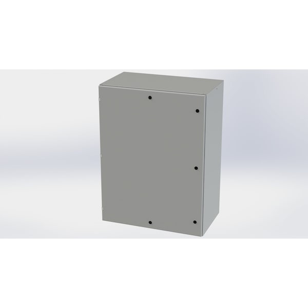 Saginaw Control & Engineering Carbon Steel Electrical Enclosures, 48 in H, 20 in D, 36 in W, NEMA 3R, 4, 12, 13, Hinged - SCE-48EL3620LP