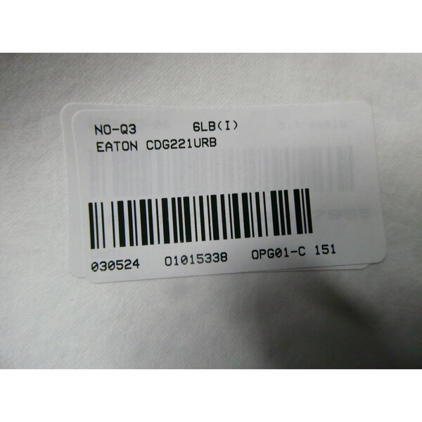 Interruptor de desconexión sin fusibles Eaton de 2 polos 30 A AMP 120/240 V-AC - CDG221URB