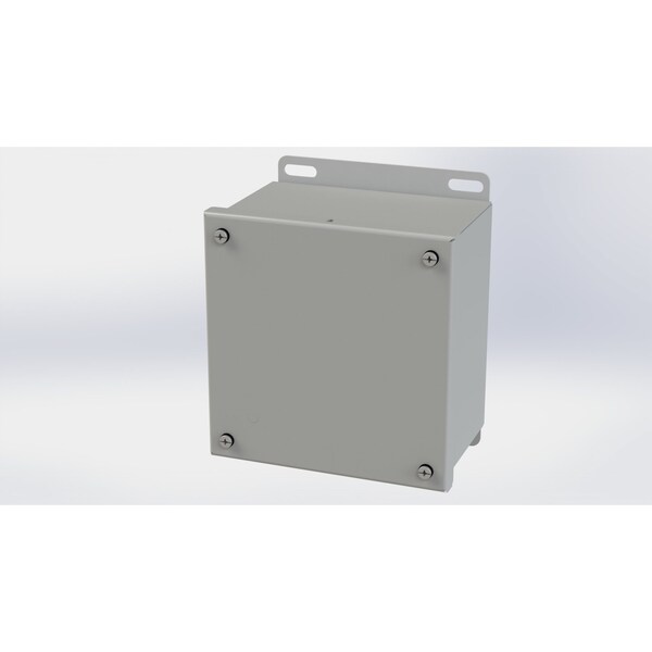 Saginaw Control & Engineering Carbon Steel Electrical Enclosures, 6.13 in H, 4 in D, 6 in W, NEMA 3R, 4, 12, 13, Screw On - SCE-606SC