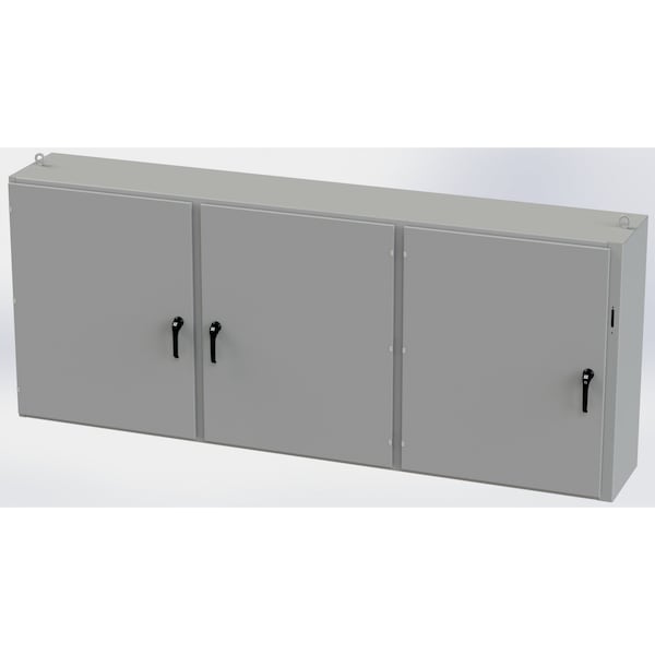 Saginaw Control & Engineering Electrical Enclosures, 48 in H, 18 in D, 117.5 in W - SCE-48X3D11818
