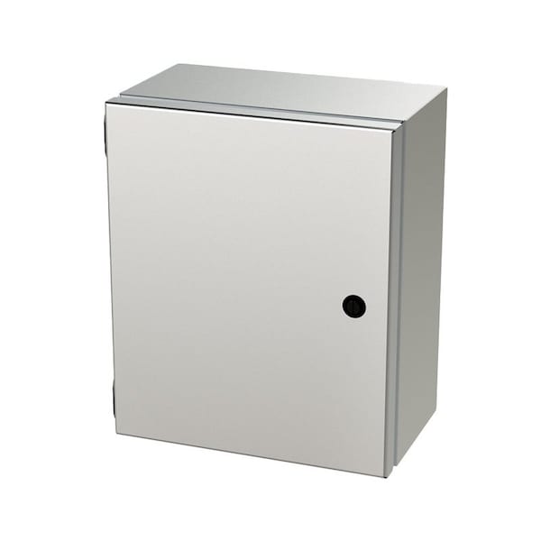 Saginaw Control & Engineering 316 Stainless Steel Electrical Enclosures, 12 in H, 6 in D, 10 in W, NEMA 3R, 4, 4X, 12, 13, Hinged - SCE-1210ELJSS6