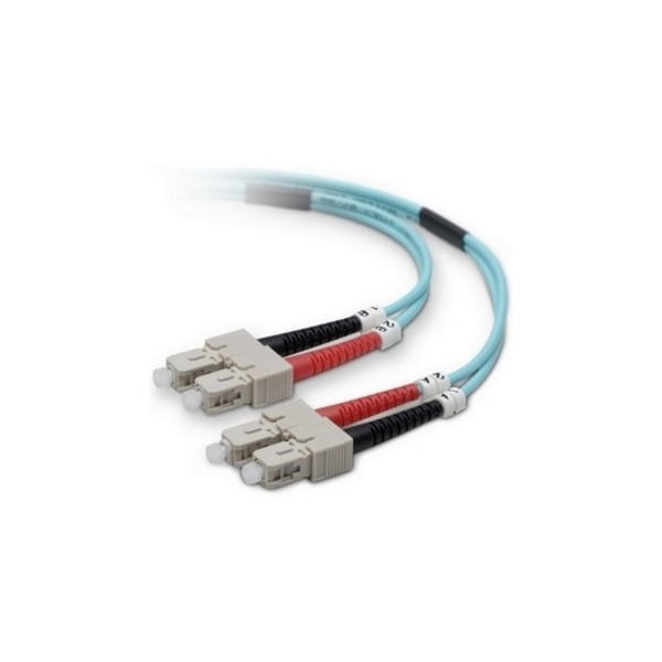 Belkin Lo Multimode Aqua Fo Cbl Sc/Sc;50/125;10Gb;10 - F2F40277-10M-G