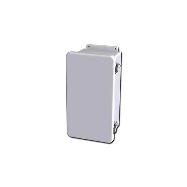 Saginaw Control & Engineering Fiberglass Reinforced Polyester Electrical Enclosures, 15-3/4 in H, 6.81 in D, 8-3/4 in W, Hinged - SCE-14087CHQRFG
