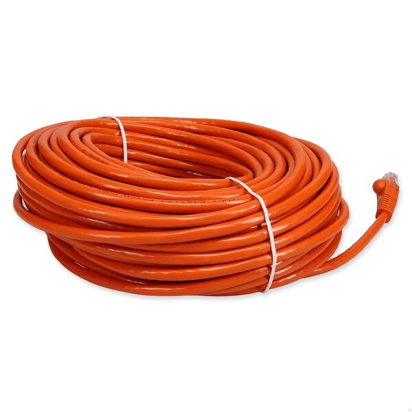Add-On 100FT RJ-45 MALE TO RJ-45 MALE CAT6 STRAIGHT ORANGE UTP COPPER PVC PAT - ADD-100FCAT6-OE