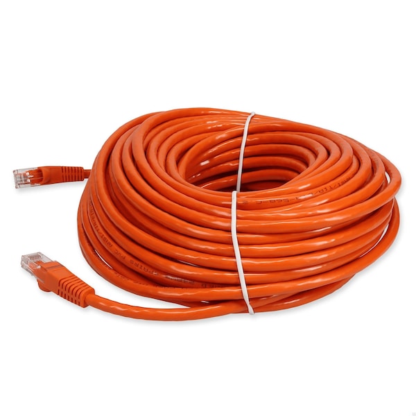 Add-On 100FT RJ-45 MALE TO RJ-45 MALE CAT6 STRAIGHT ORANGE UTP COPPER PVC PAT - ADD-100FCAT6-OE