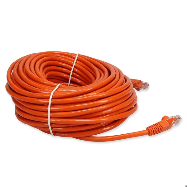 Add-On 100FT RJ-45 MALE TO RJ-45 MALE CAT6 STRAIGHT ORANGE UTP COPPER PVC PAT - ADD-100FCAT6-OE