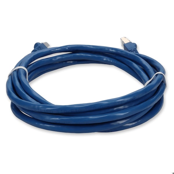 Add-On 4FT RJ-45 MALE TO RJ-45 MALE SHIELDED STRAIGHT BLUE CAT6 STP COPPER PV - ADD-4FCAT6S-BE