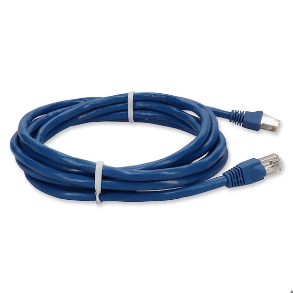 Add-On 4FT RJ-45 MALE TO RJ-45 MALE SHIELDED STRAIGHT BLUE CAT6 STP COPPER PV - ADD-4FCAT6S-BE