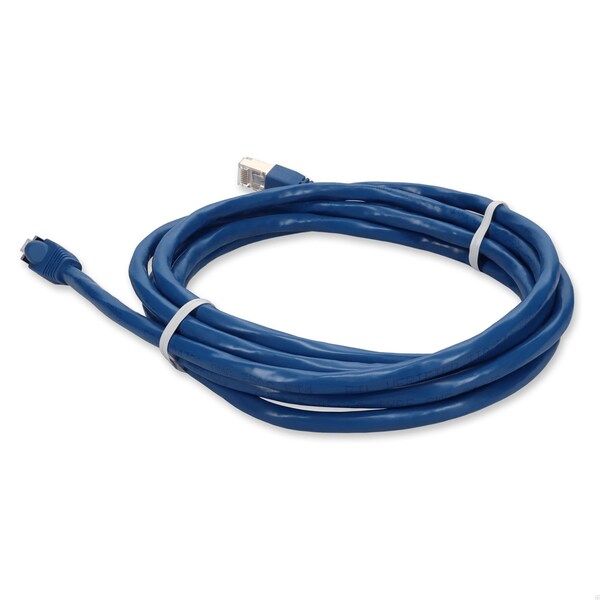 Add-On 4FT RJ-45 MALE TO RJ-45 MALE SHIELDED STRAIGHT BLUE CAT6 STP COPPER PV - ADD-4FCAT6S-BE