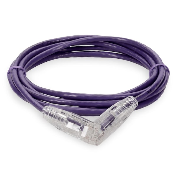Cable de Red Morado Cat6 delgado UTP de Cobre PVC - Macho RJ-45 a Macho RJ-45 de 3 pies