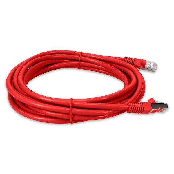 Add-On 50FT RJ-45 MALE TO RJ-45 MALE SHIELDED STRAIGHT RED CAT6 STP COPPER PV - ADD-50FCAT6S-RD