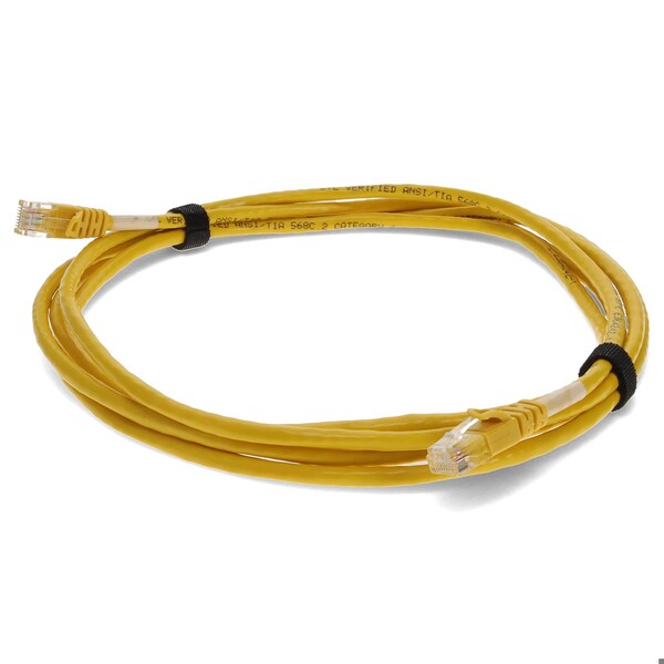 Add-On 3FT RJ-45 MALE TO RJ-45 MALE SHIELDED STRAIGHT YELLOW CAT6 STP COPPER - ADD-3FCAT6S-YW
