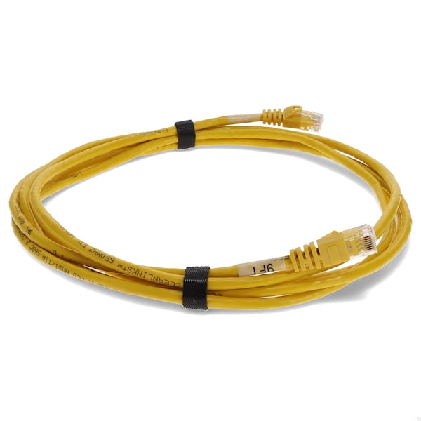 Add-On 3FT RJ-45 MALE TO RJ-45 MALE SHIELDED STRAIGHT YELLOW CAT6 STP COPPER - ADD-3FCAT6S-YW