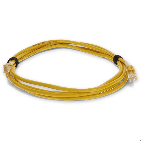 Add-On 3FT RJ-45 MALE TO RJ-45 MALE SHIELDED STRAIGHT YELLOW CAT6 STP COPPER - ADD-3FCAT6S-YW