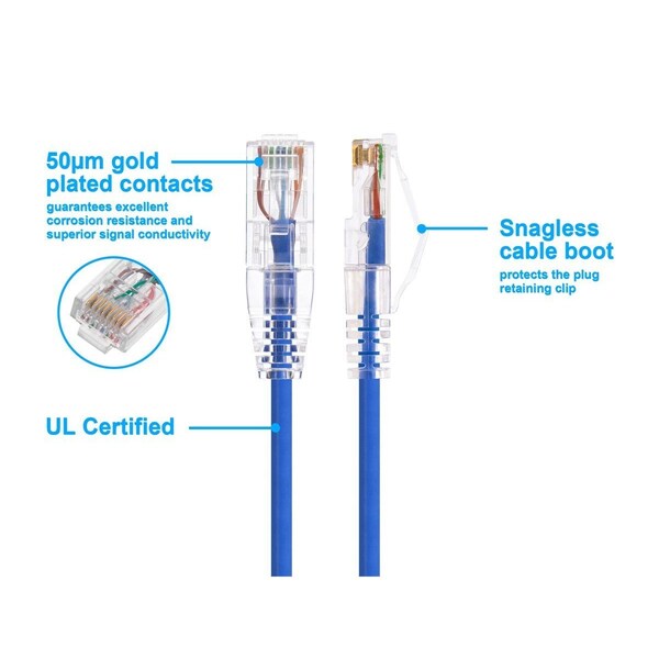 Legrand Fiber Optic Cables, QS 4M LC ST 62.5 3.0 DPX PVC - 13533